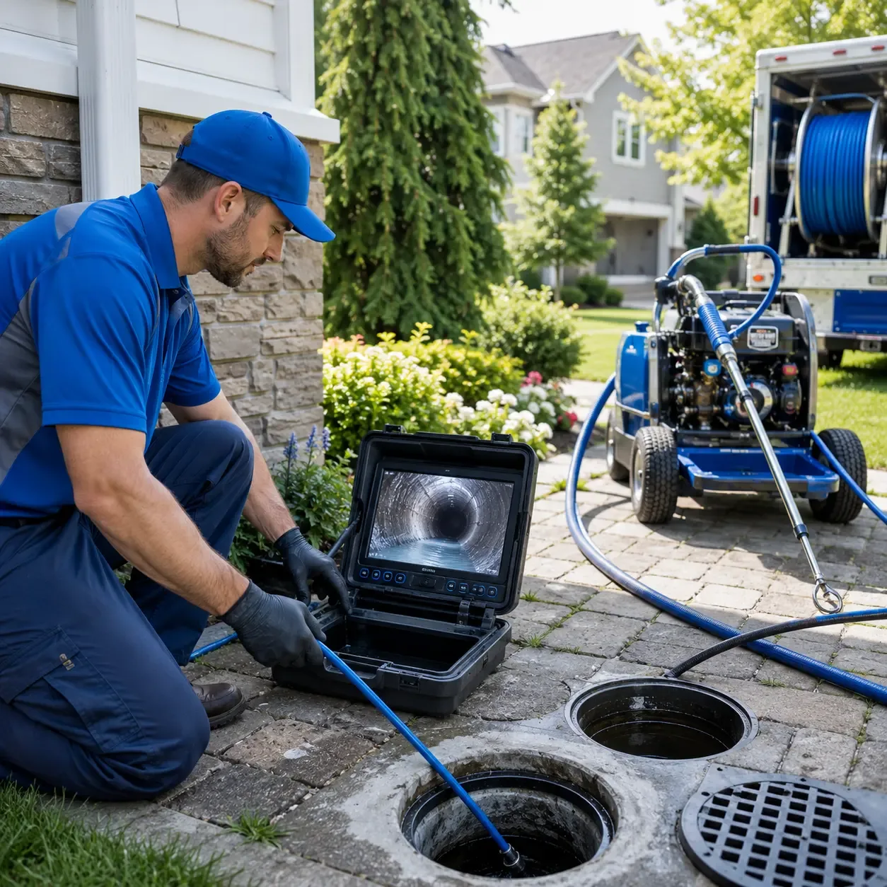 Outdoor drain cleaning professionals serving North San Juan, CA